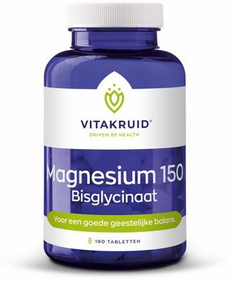 Vitakruid Vitakruid Magnesium 150 Bisglycinaat met 200mg L-Taurine