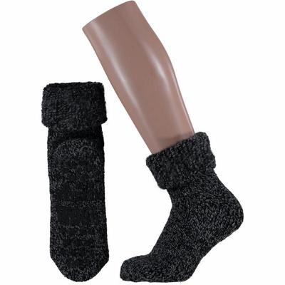 Apollo Slofsok anti slip unisex zwart 43-46