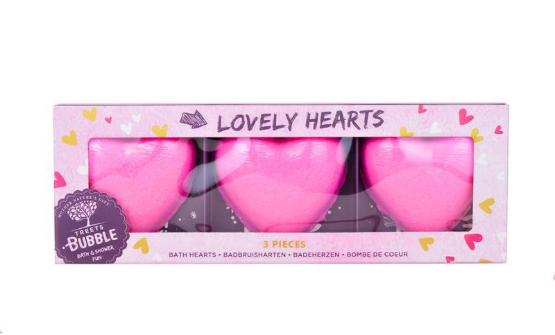 Geschenkverpakking bruisbal hearts