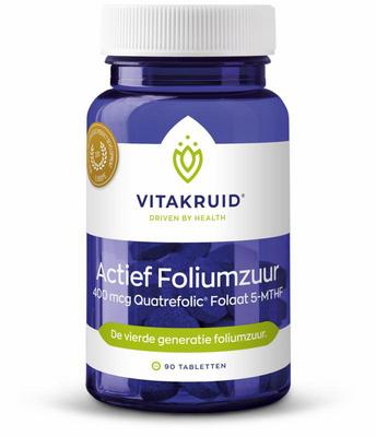 Vitakruid Vitakruid Actief Foliumzuur Quatrefolic 5-MTHF 400 mcg