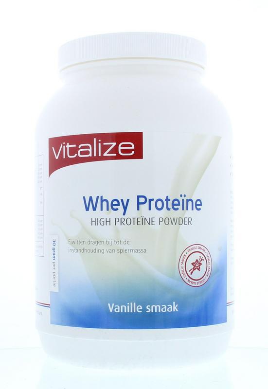 Whey high proteine powder vanille