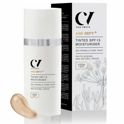 Green People Age defy+ tinted DD moisturiser light SPF15
