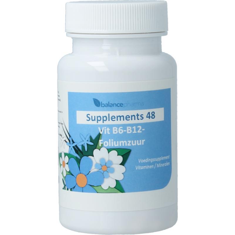 Supplements 48 Vitamine B6-B12-foliumzuur
