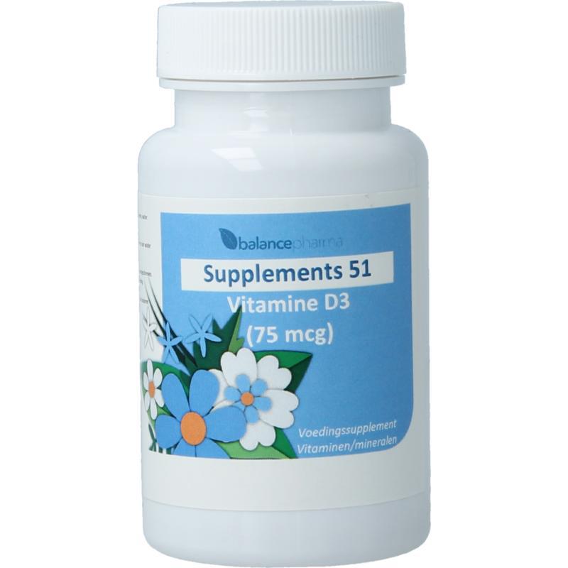 Supplements 51 Vitamine D3 75mcg