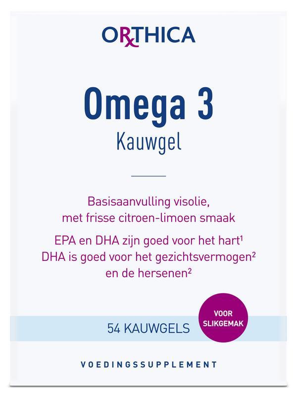 Omega 3 kauwgel