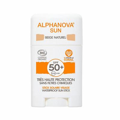 Alphanova Sun Sun bio SPF50+ face sun stick - beige