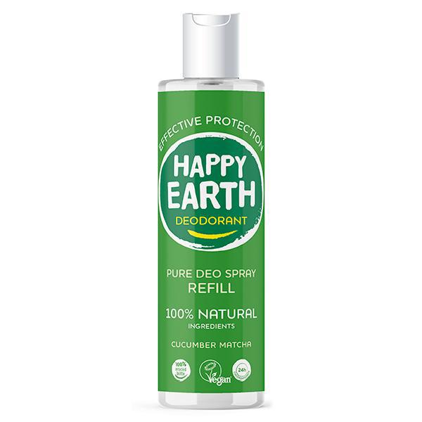 Pure deodorant spray cucumber matcha refill