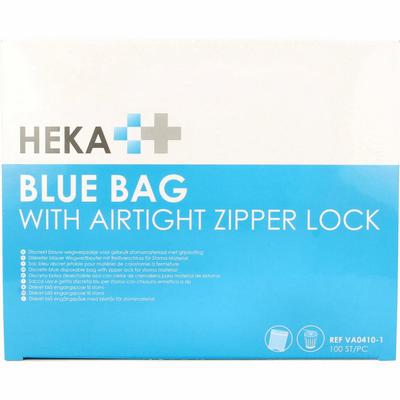 Heka Bluebag stoma afvalzakje gripsluiting niet-steriel