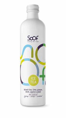 Soof Drinks Siroop zwarte thee limoen & munt