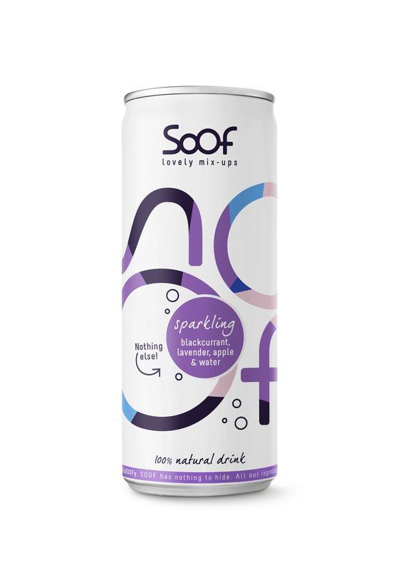 Sparkling zwarte bes lavendel & appel