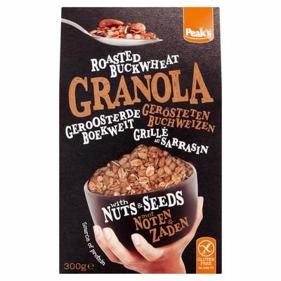 PEAK'S FREE FROM Granola roasted buckwheat nuts & seeds glutenvrij