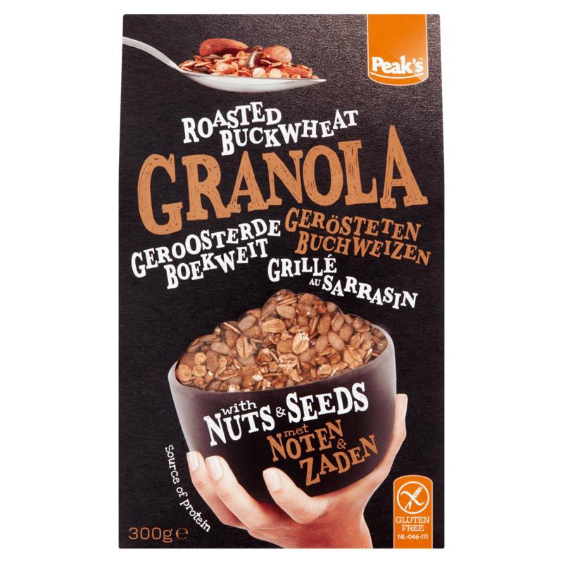 Granola roasted buckwheat nuts & seeds glutenvrij