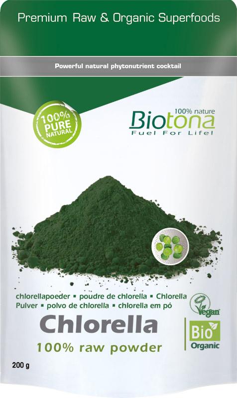 Chlorella raw powder bio