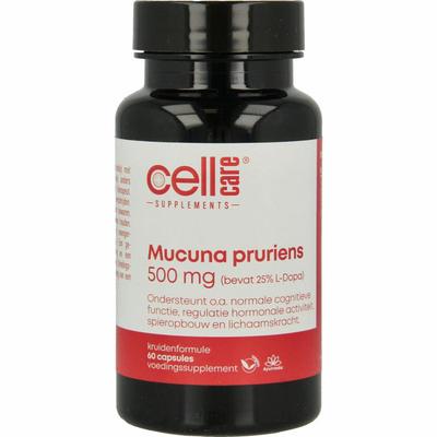 CellCare Mucuna pruriens 500mg (25% L-dopa)