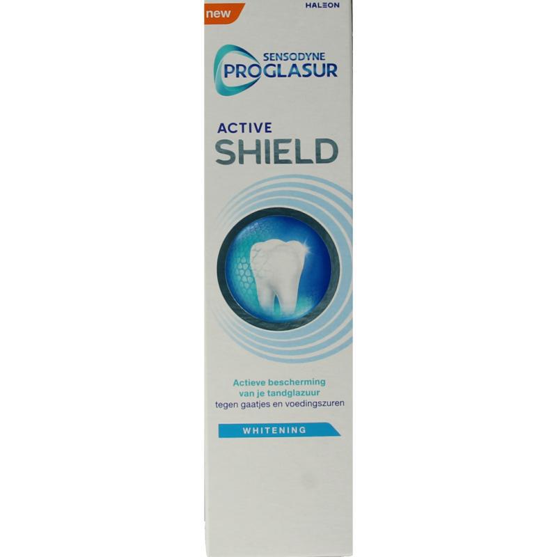 Tandpasta proglasur active shield whitening