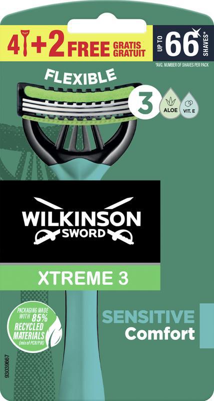 Xtreme sensitive mesjes wegwerp