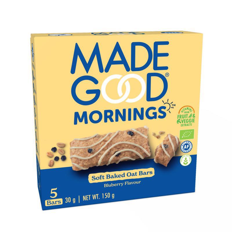 Soft-baked haverrepen met bosbessensmaak