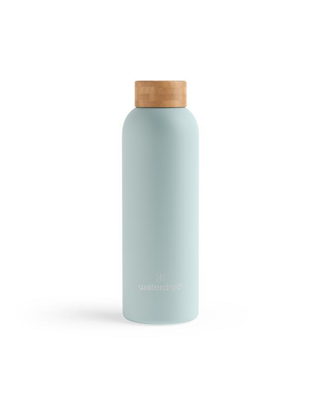 Roestvrijstalen drinkfles pastel turquo matt 600ml