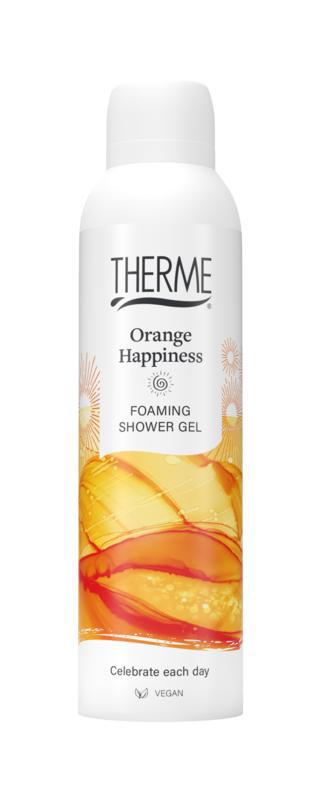 Orange happiness foaming showergel