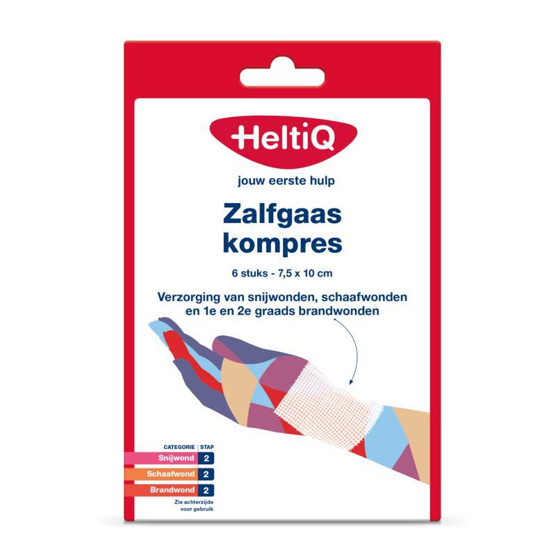 Zalfgaaskompres 7.5 x 10cm
