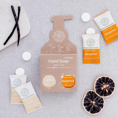 The Green Lab Co Handzeep navulset bergamot & vanille