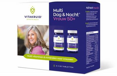 Vitakruid Vitakruid Multi dag & nacht vrouw 50+ 2 x 30 tabletten