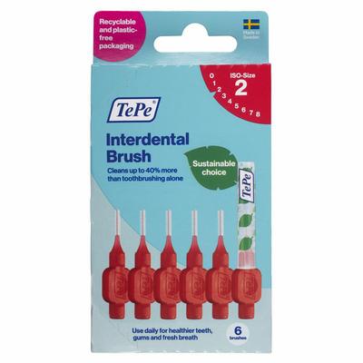 TePe Interdentale ragers original rood 0,5mm maat 2