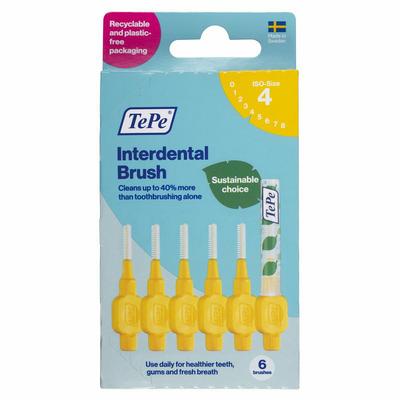 TePe Interdentale ragers original geel 0,7mm maat 4