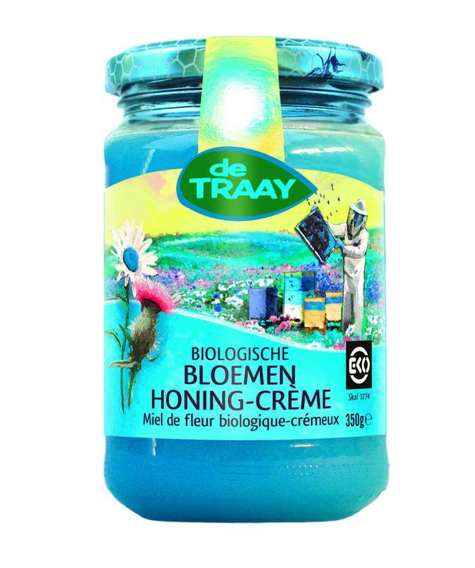 Bloemen honing creme bio