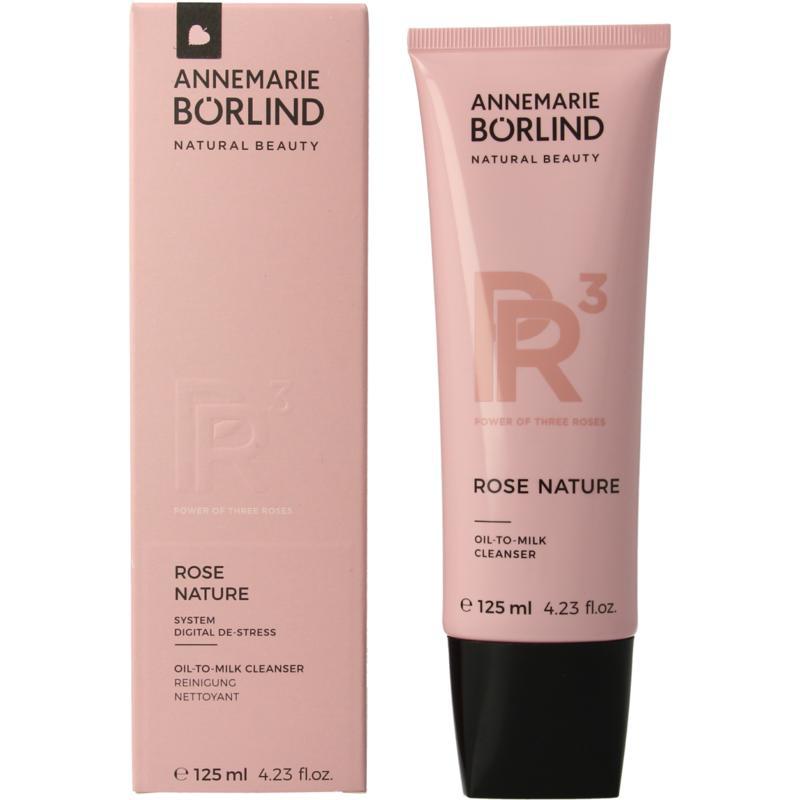Rose nature oil to milk cleanser