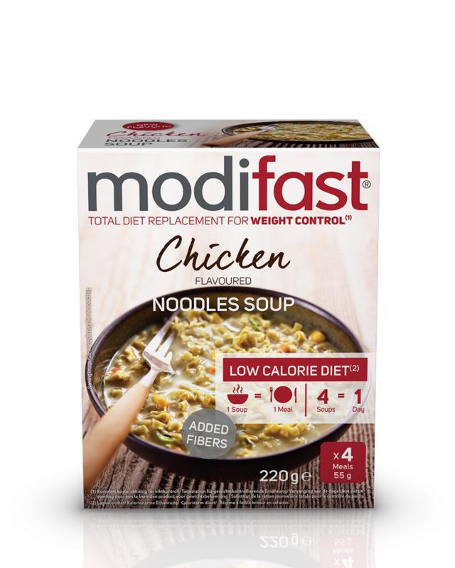 Intensice chicken noodles soup