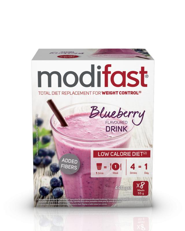 Intensive milkshake blueberry