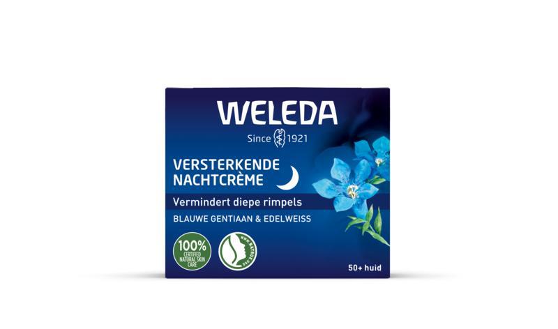 Blauwe gentiaan&edelweiss versterkende nachtcreme