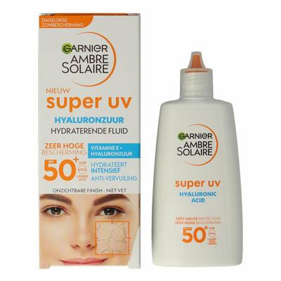 Garnier Fluid hyaluronzuur super UV SPF50+