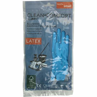 CLEAN-COMFORT Huishoudhandschoen blauw maat S