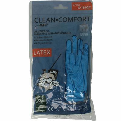 CLEAN-COMFORT Huishoudhandschoen blauw maat XL