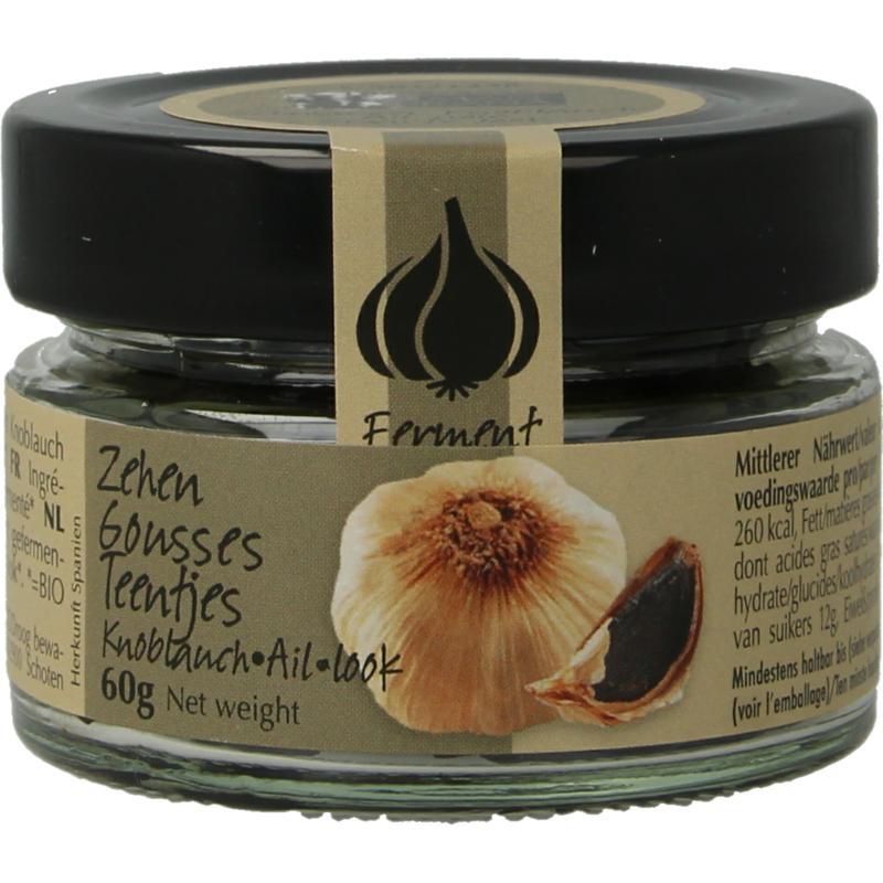 Zwarte knoflook teentje bio