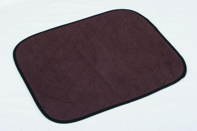 Wasbare onderlegger stoel 40 x 50cm bruin