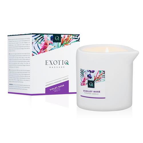 Massagekaars violet rose