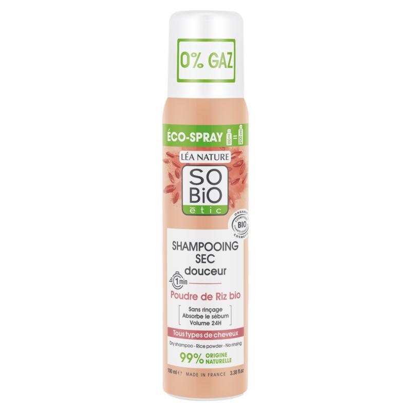 Softening dry shampoo rice power