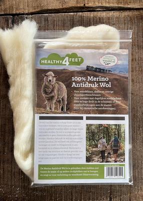 Healthy4Feet Wandel 100% Merino antidruk wol 25 + 5 gram