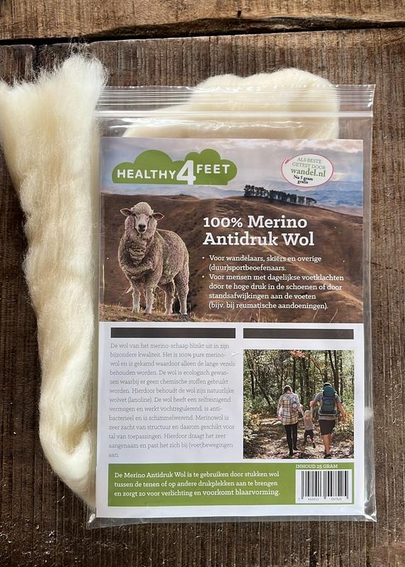 Wandel 100% Merino antidruk wol 25 + 5 gram