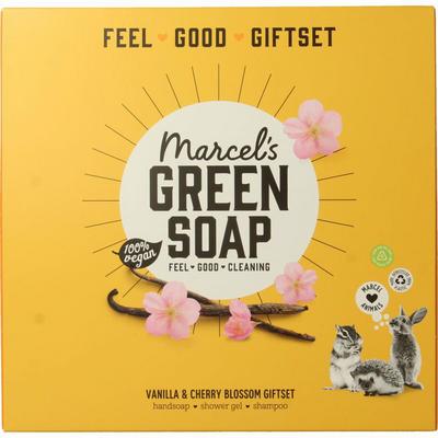 Marcel's Green Soap Giftset vanille & kersenbloesem