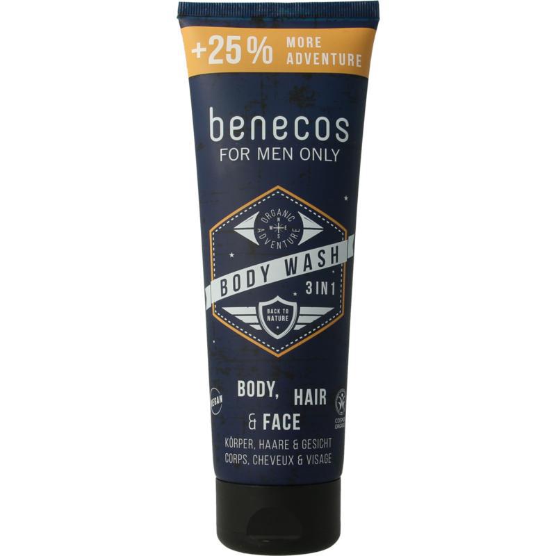Bio for men only body, hair & face wash