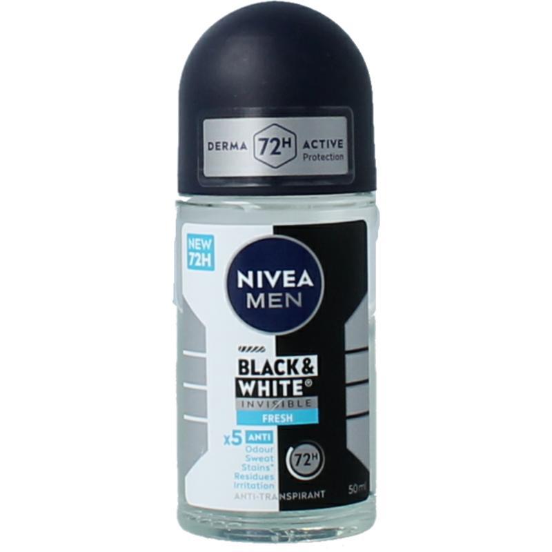 Men deoroller black & white fresh