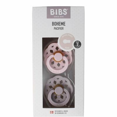 Bibs Fopspeen maat 2 blossom dusky lilac natural rubber