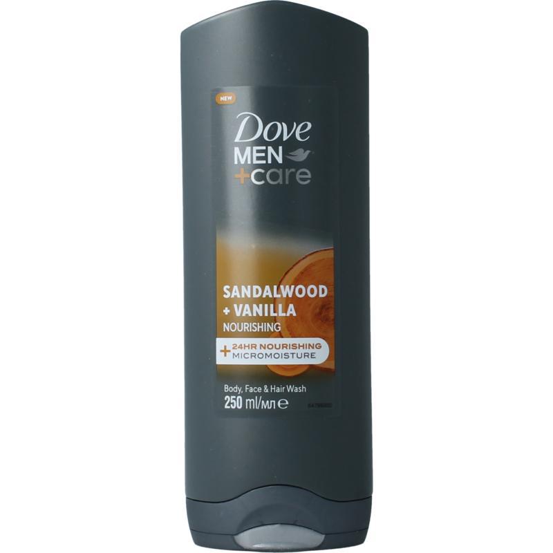 Showergel men sandalwood & vanilla