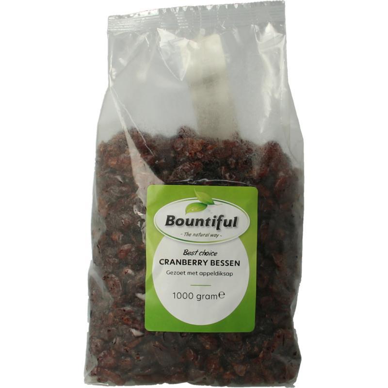 Cranberries gezoet met appeldiksap