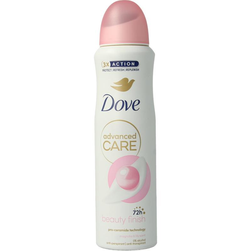 Deodorant spray beauty finish
