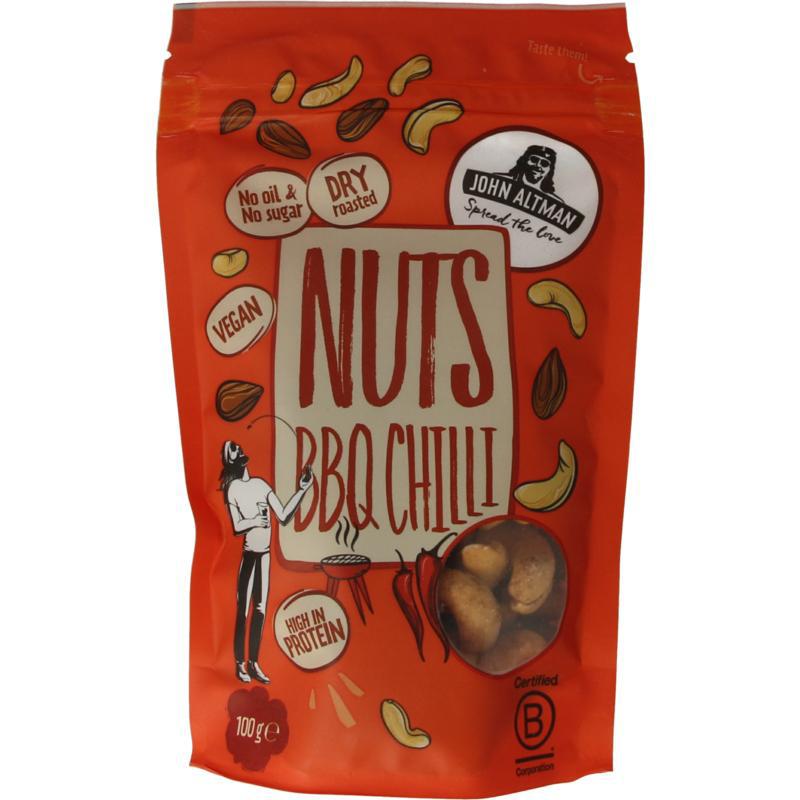 Dry roasted mixed nuts BBQ chilli